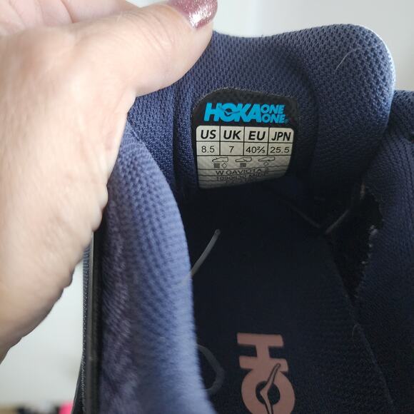 HOKA One One Gaviota 2 Women's Size 8.5 Athletic Shoes Indigo Blue / Dusty Pink - Picture 11 of 11